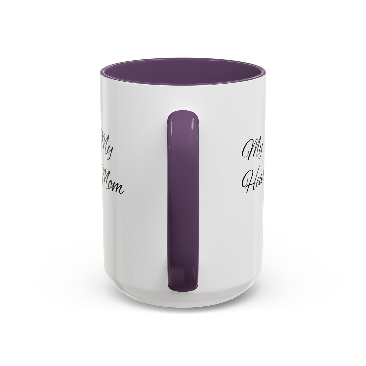 Mothers Day Mug Accent Coffee Mug (11, 15oz) The Heart Behind My Scrubs