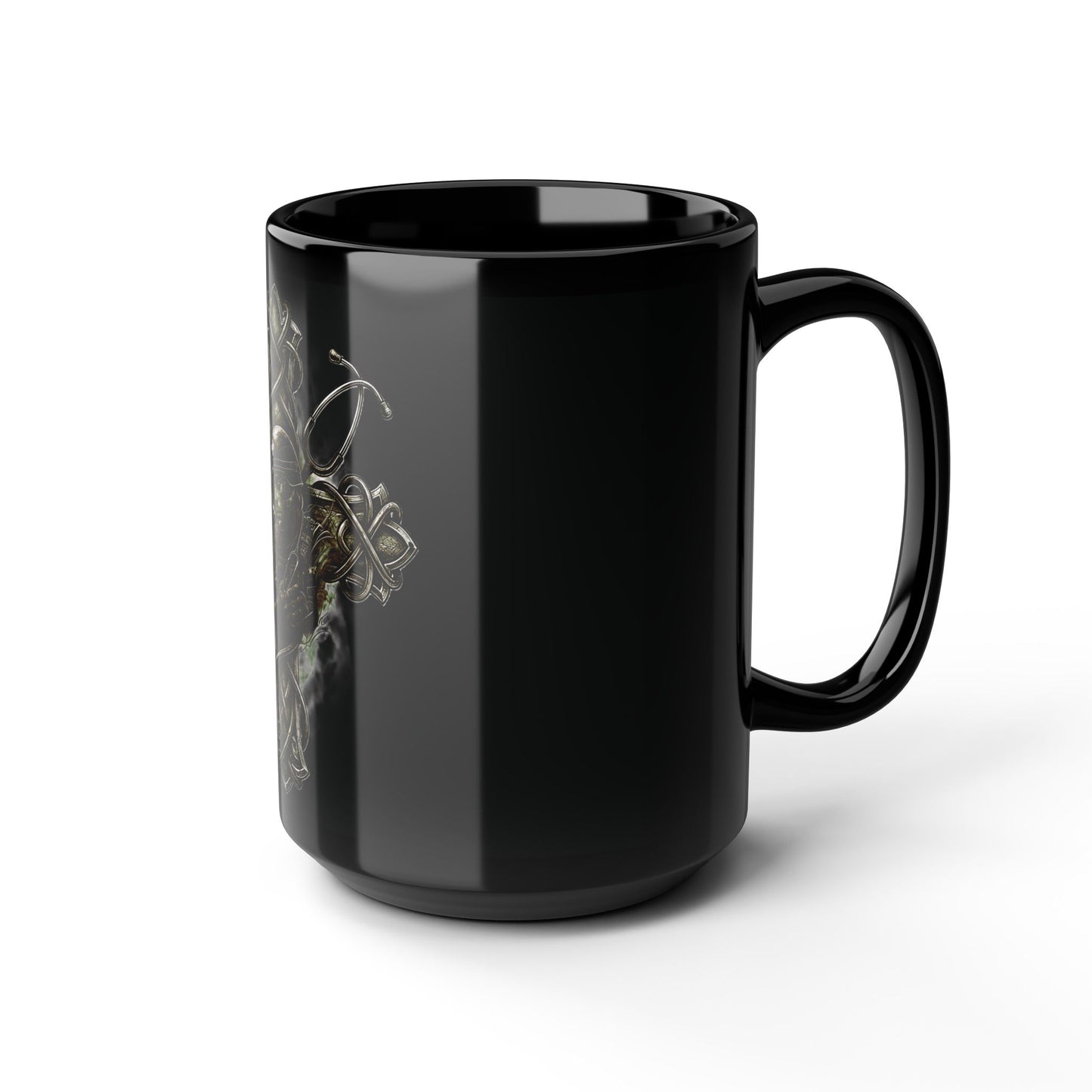 Military Medic Black 15oz Mug — Honoring Medics