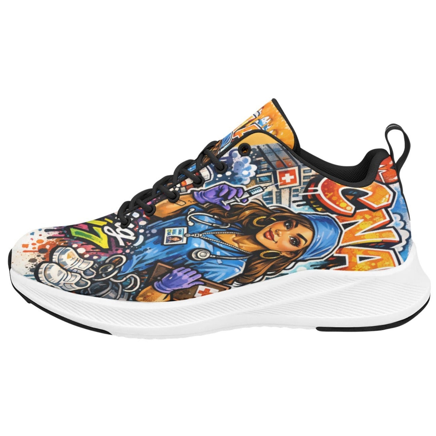 CNA Hustle Graffiti-Style Sneakers