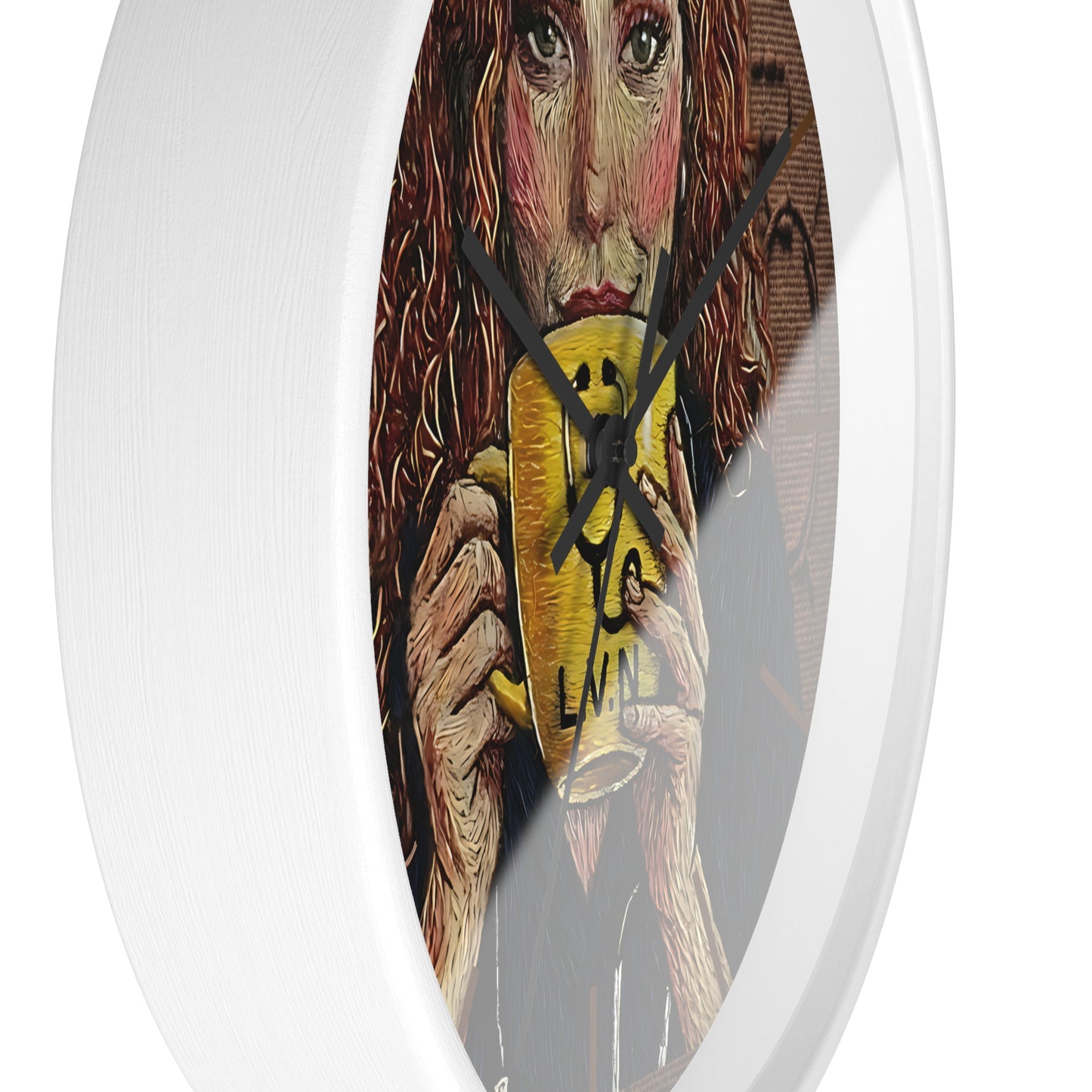 Wall Clock — Artisan Portrait Nurse (L.V.N.) Decorative Home Clock