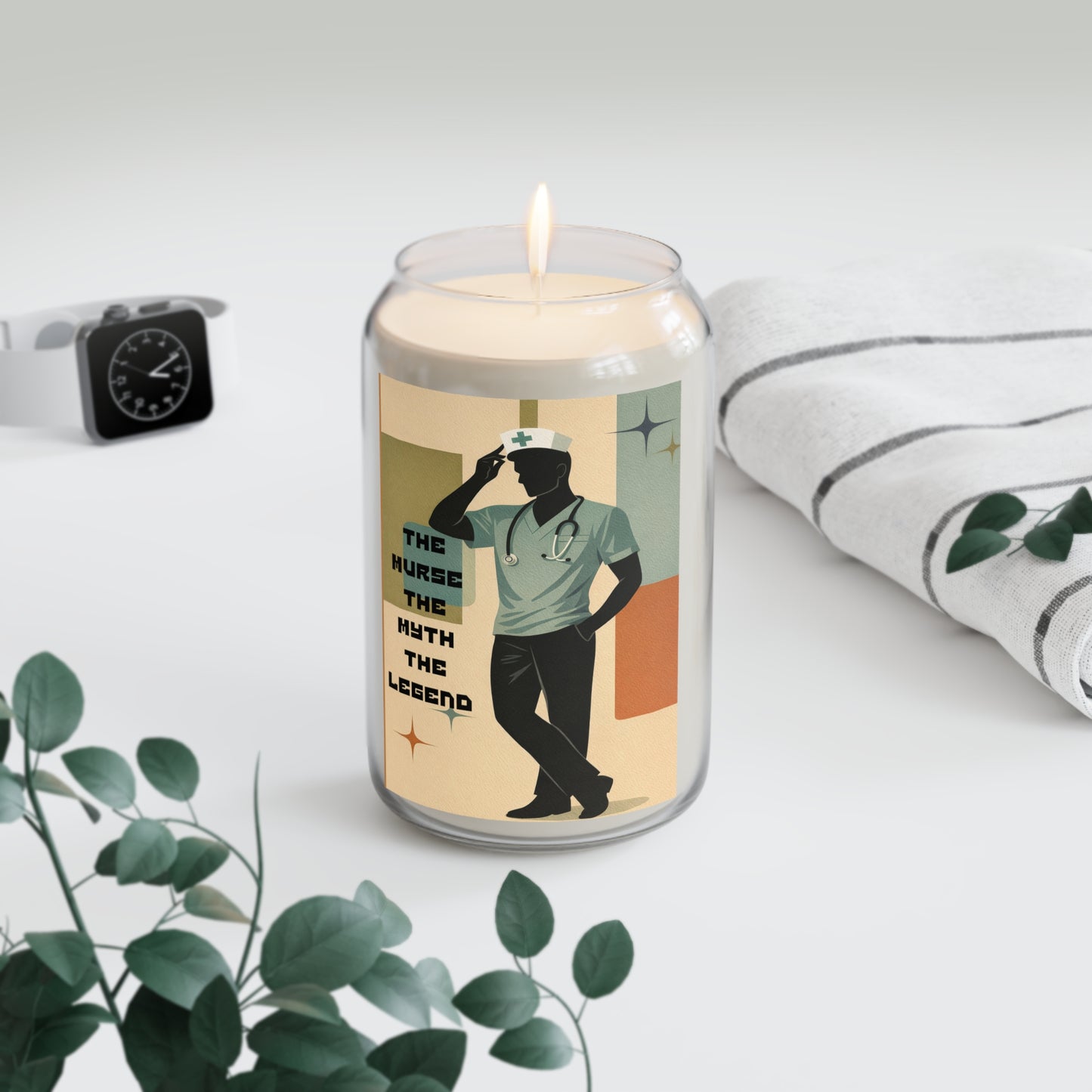 Murse The Myth The Legend Soy Candle — 13.75oz Scented Tribute Candle