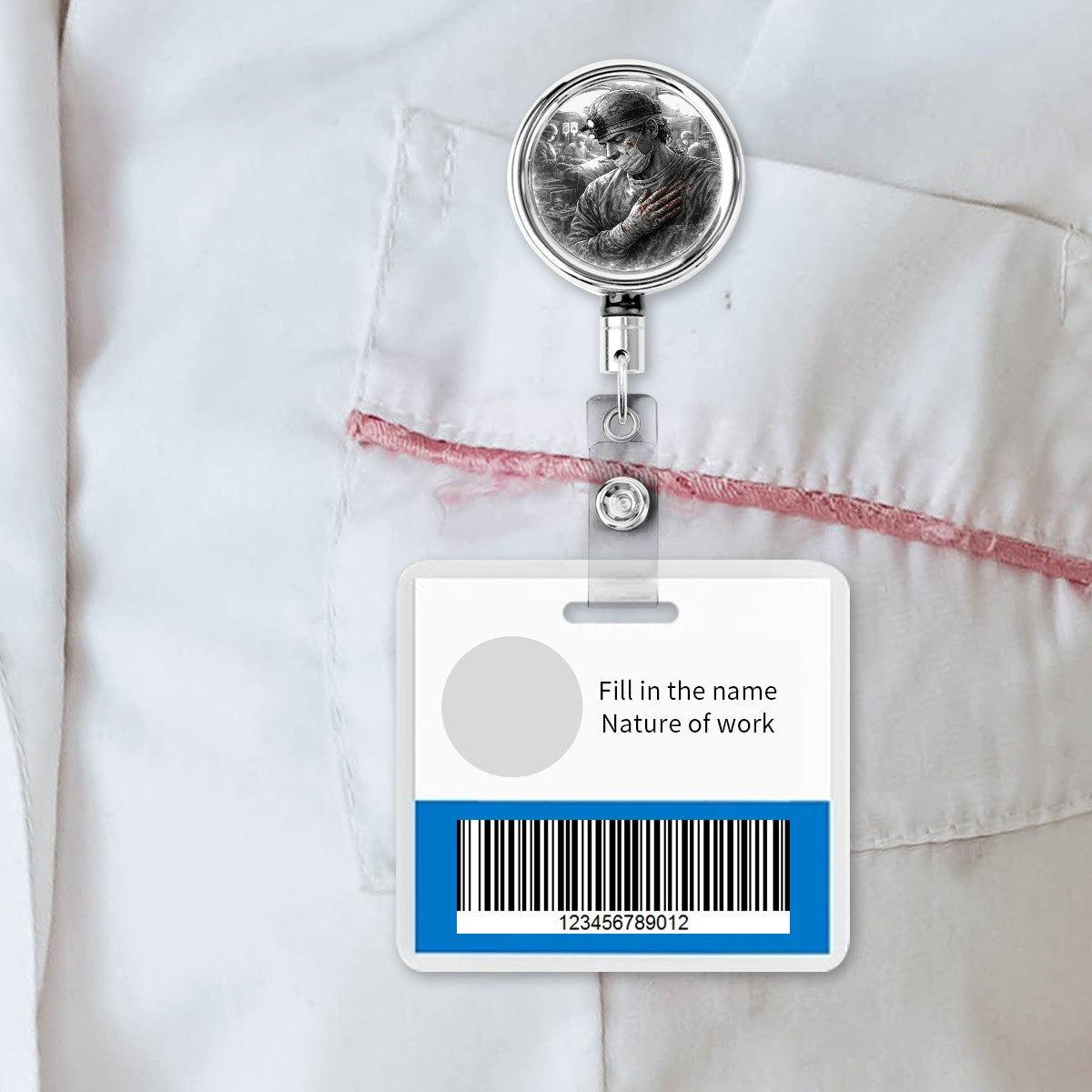 Operating Room Badge Reel – Blood, Grit & Heart