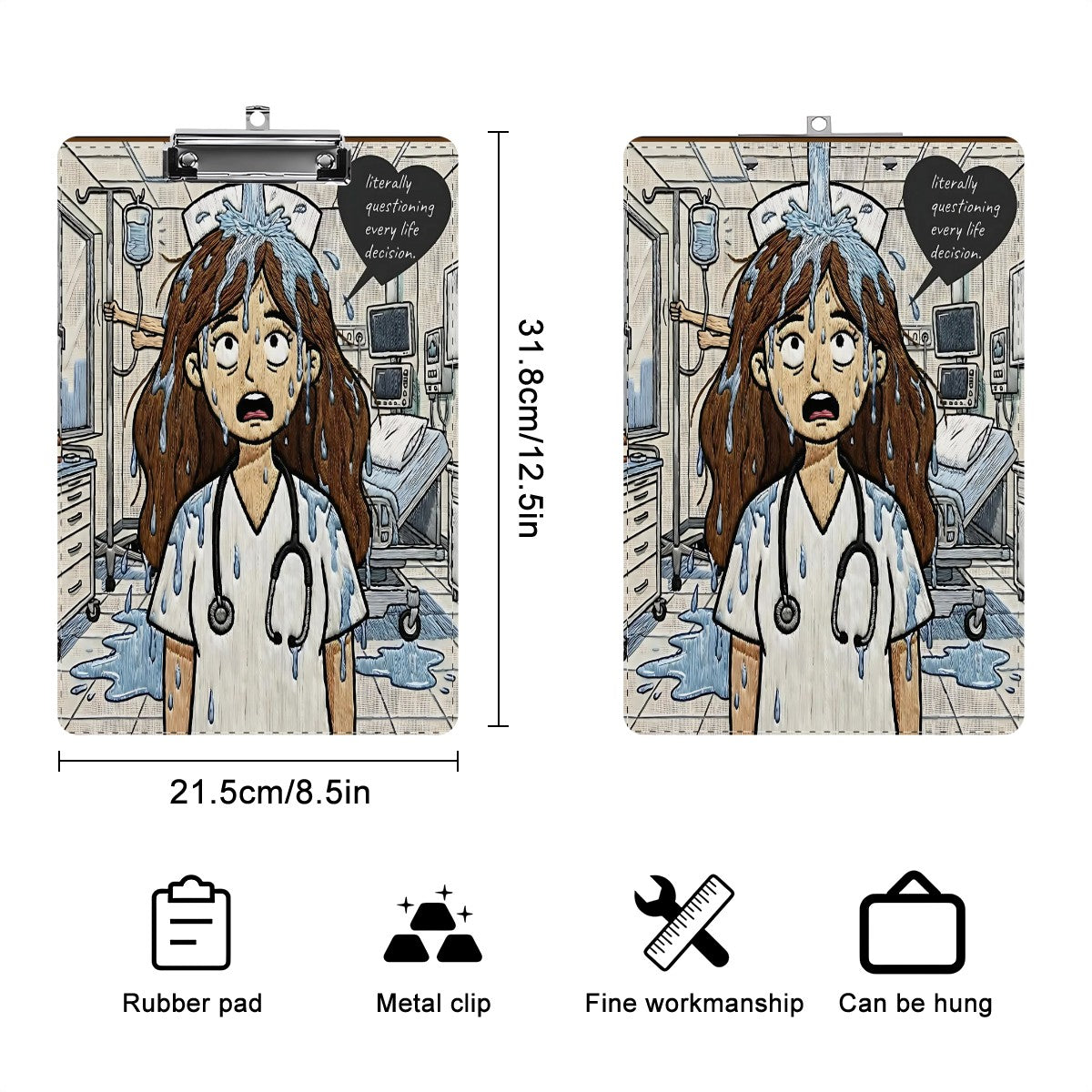 Acrylic Nursing student Clipboard