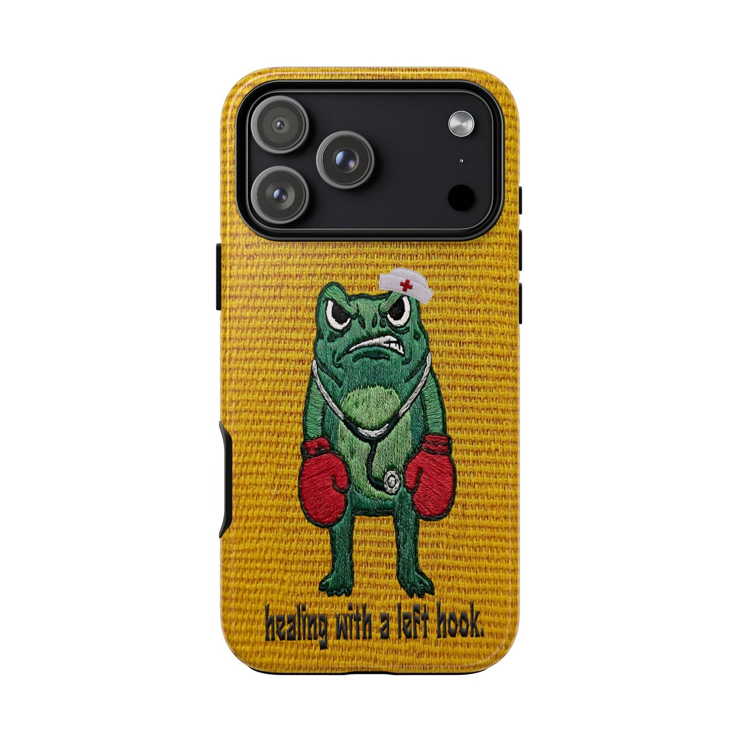Tough Cases: 'Healing With a Left Hook' Boxing Nurse Phone Case