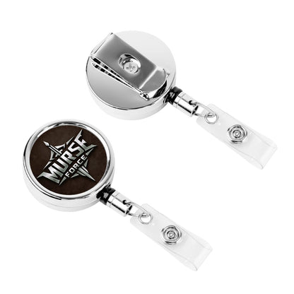 Murse Force – “Tactical Mode” Heavy Duty Metal Badge Reel