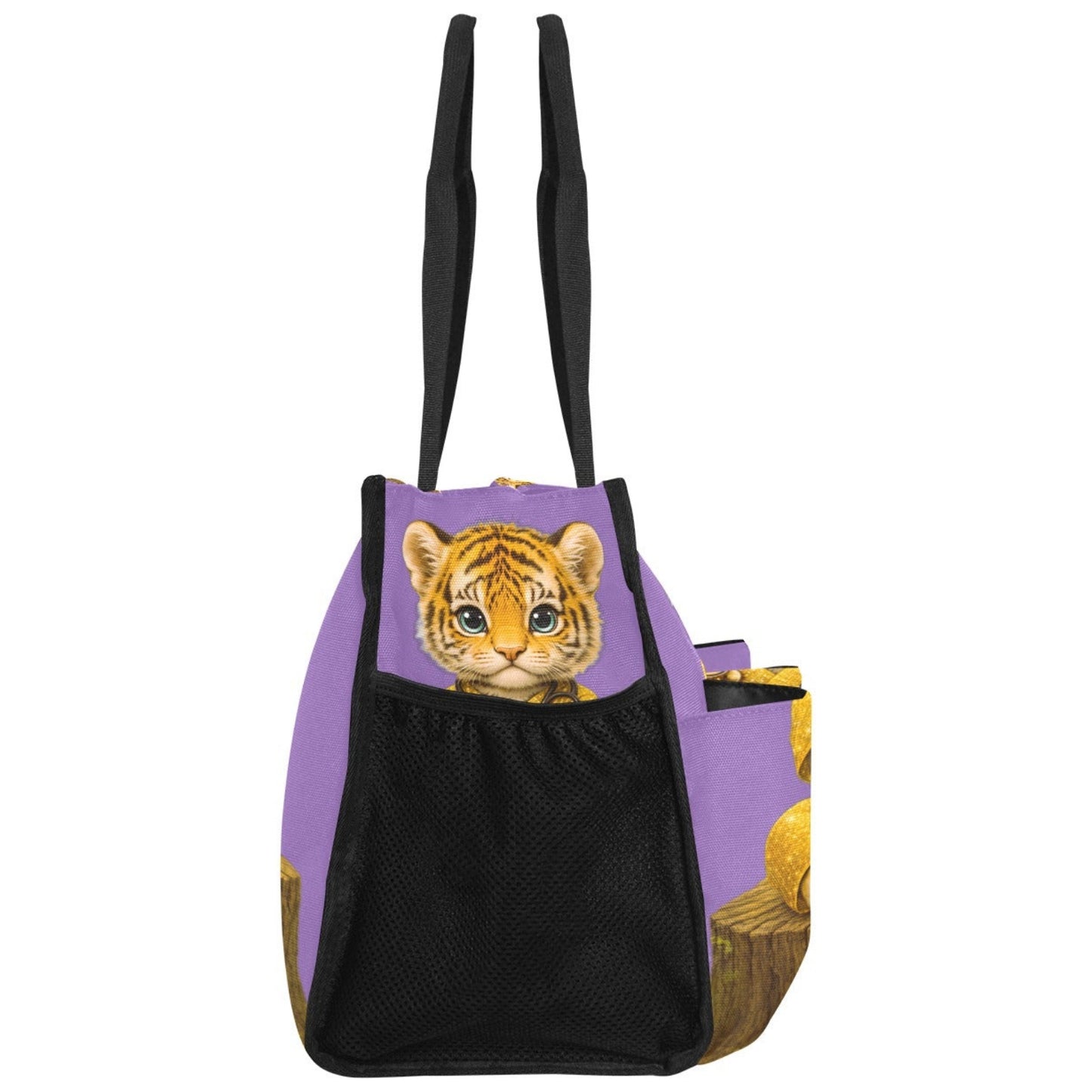 Yoga Tiger Tote for Nurses, Students & Moms