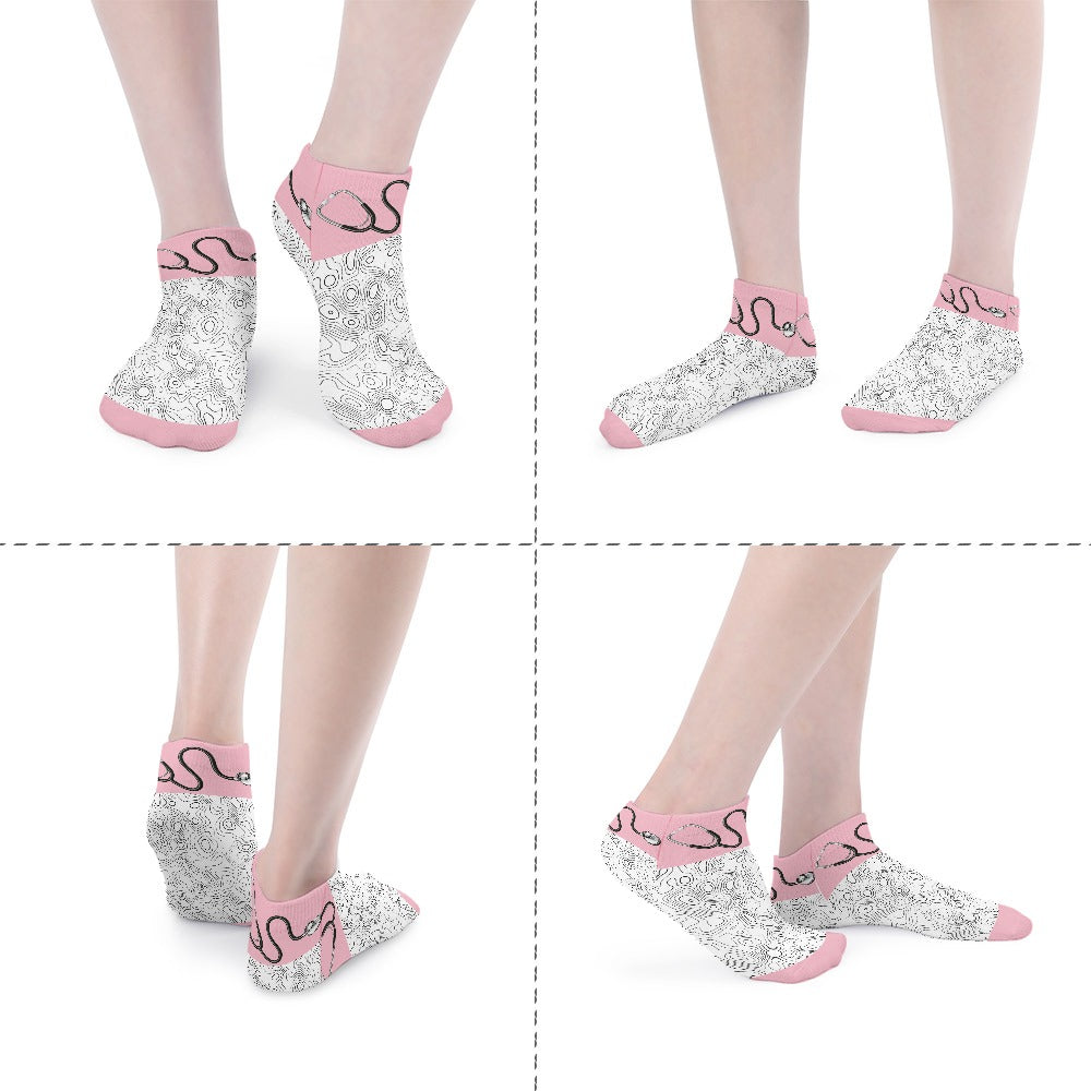 - Luxe Stethoscope Terrain Socks — BluTokyo Edition (5 Pairs Of The Same Picture)