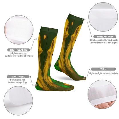 Trending Hustle Baby Calf Scrub Socks — BluTokyo Limited Edition
