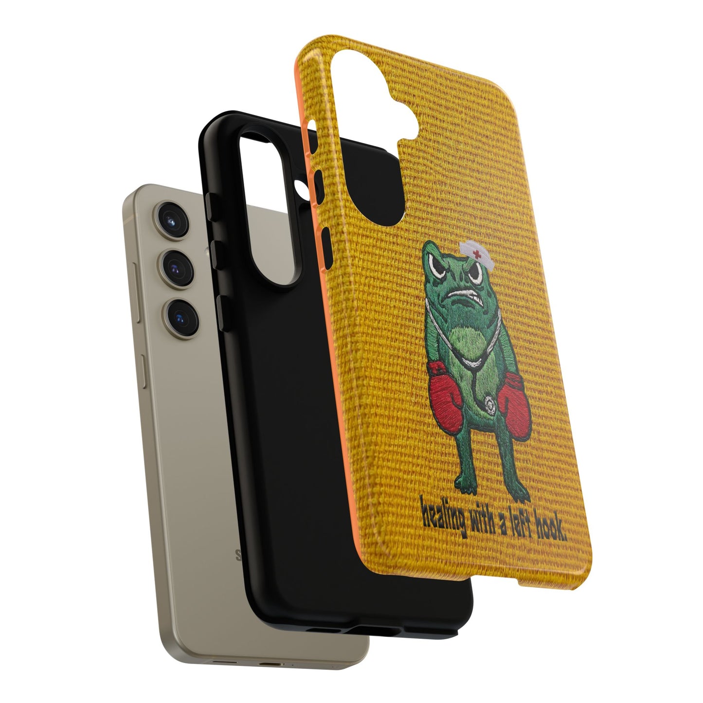 Tough Cases: 'Healing With a Left Hook' Boxing Nurse Phone Case