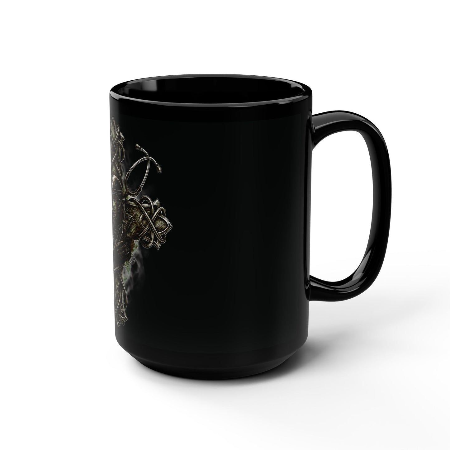 Military Medic Black 15oz Mug — Honoring Medics