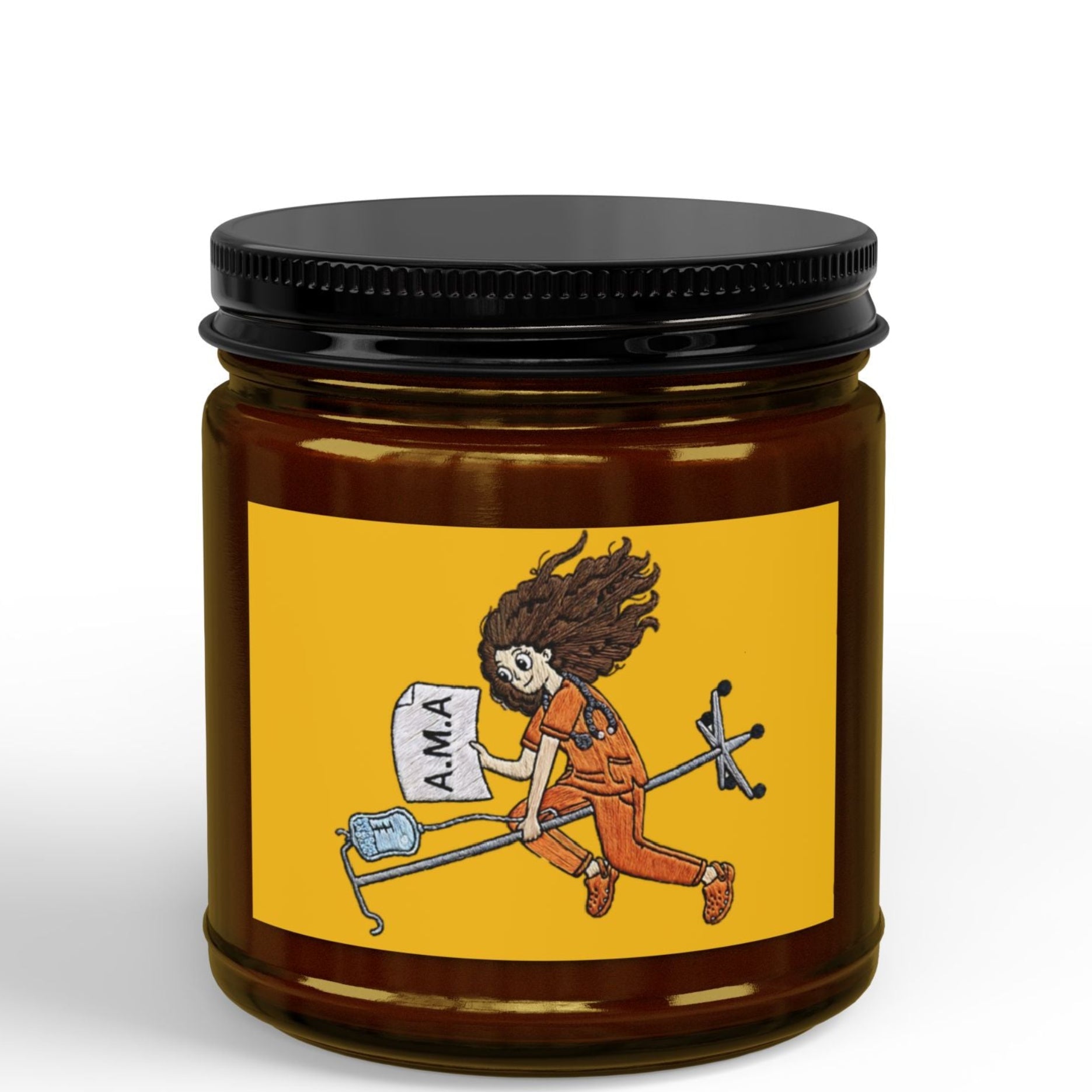 Scented Soy Candle — A.M.A. Witching Hour: IV Pole Exit Candle” (4oz & 9oz)