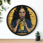 Nurse LVN Coffee Wall Clock — Cute Healthcare Worker Gift