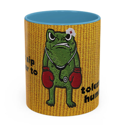Boxing  Nurse Frog Coffee Mug (11, 15oz)