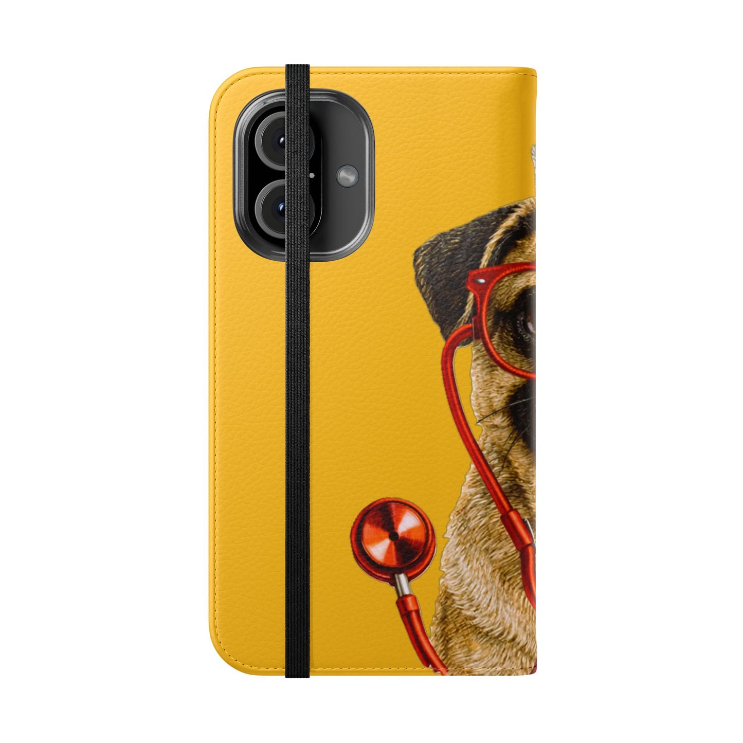Pug Nurse Flip Phone Case – Cute Medical Phone Cover
