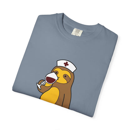 Sloth Nurse T-Shirt — Thanking you for Her Service  Cute, Funny Medical Gift