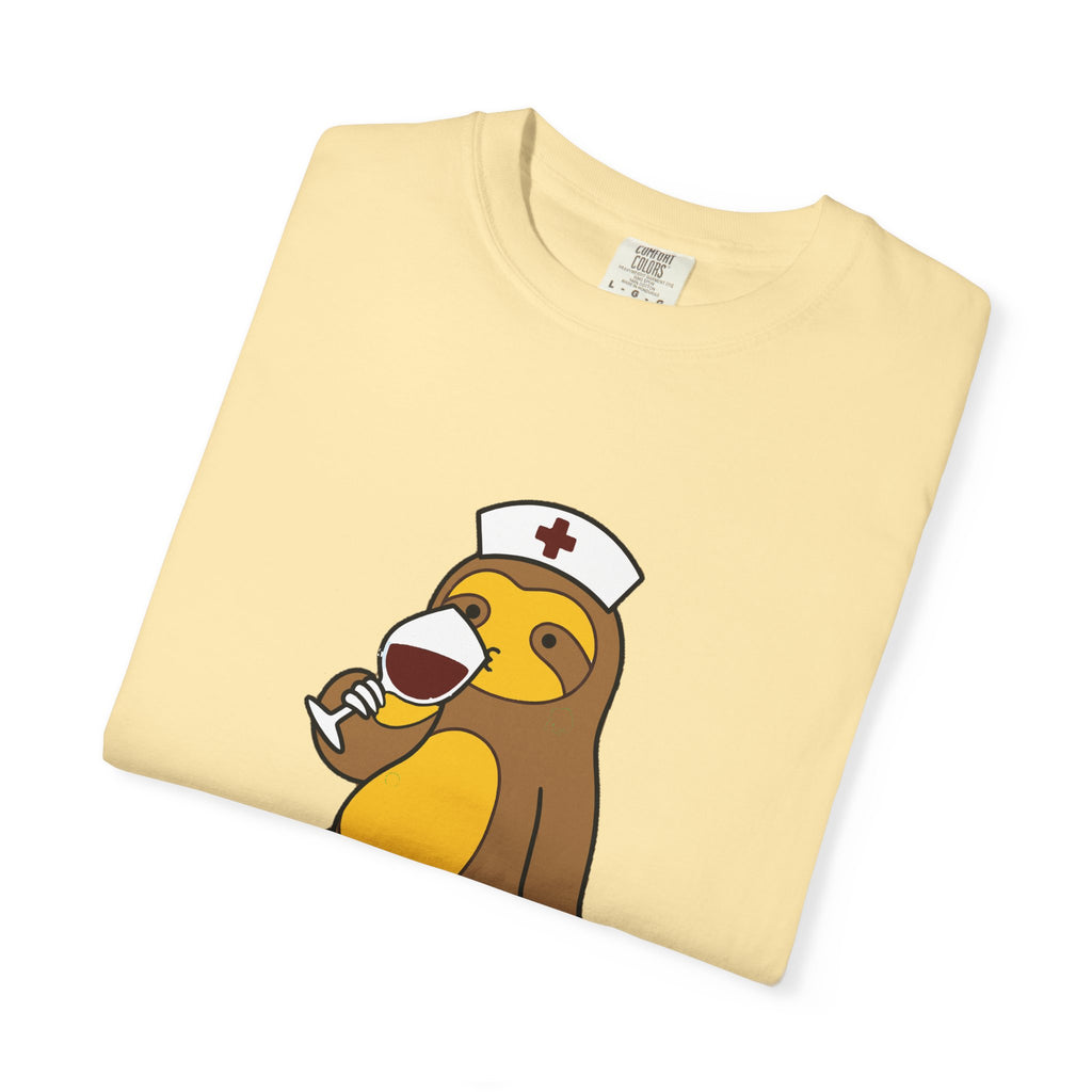 Sloth Nurse T-Shirt — Thanking you for Her Service  Cute, Funny Medical Gift