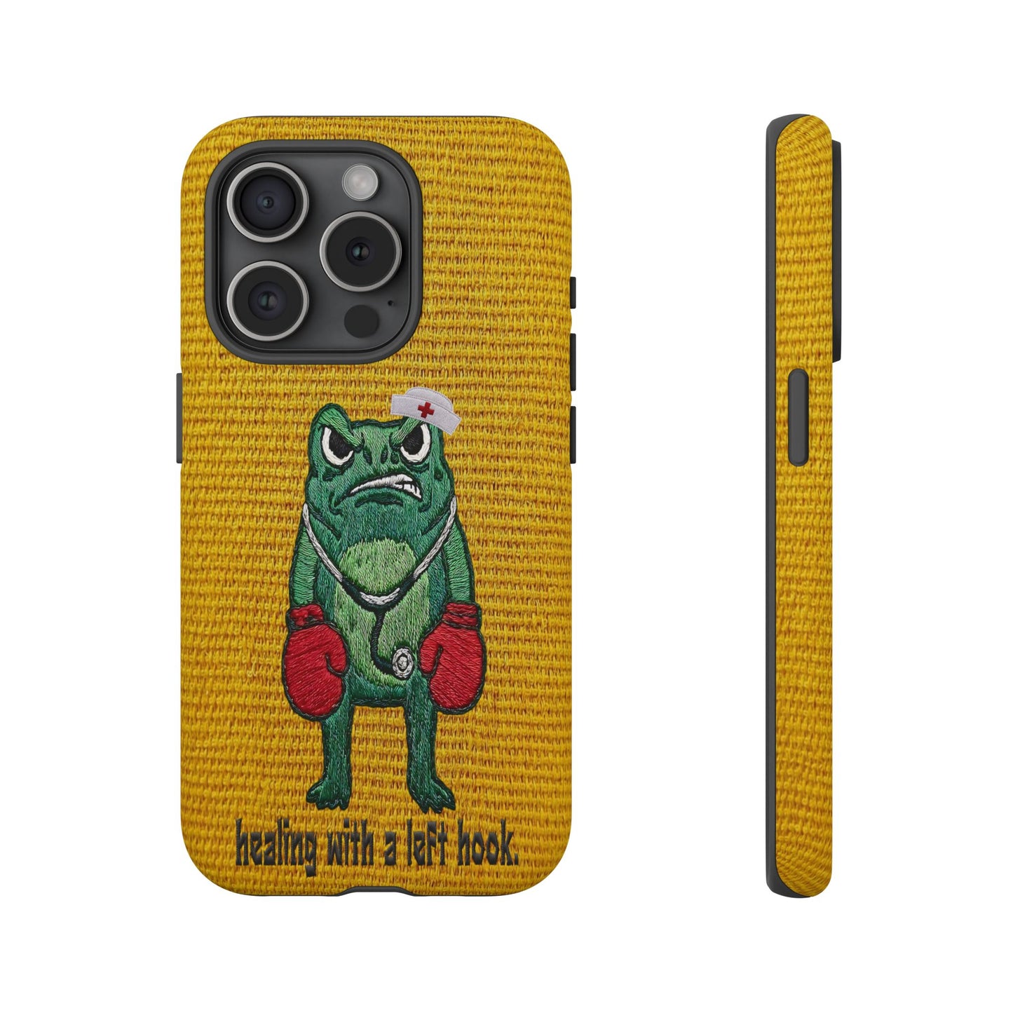 Tough Cases: 'Healing With a Left Hook' Boxing Nurse Phone Case
