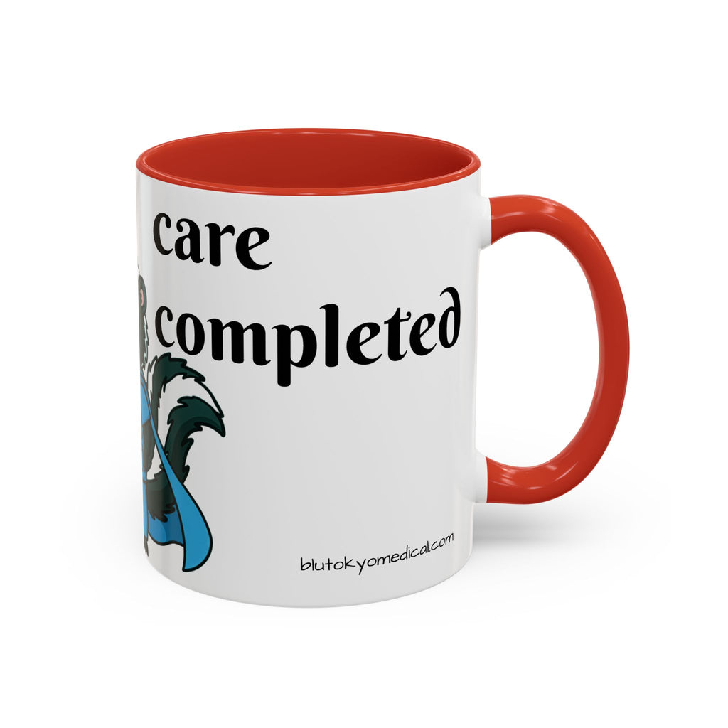 CNA Skunk Warrior Accent Coffee Mug — "Funk defeated,Care Completed"