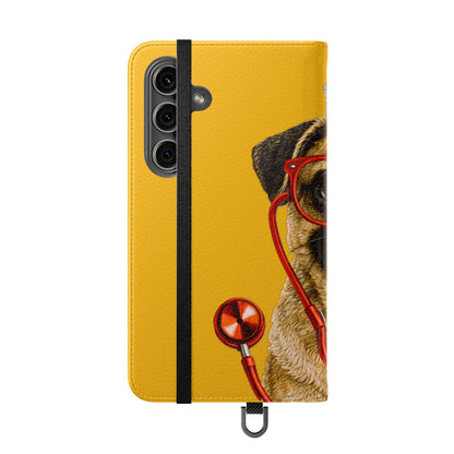 Pug Nurse Flip Phone Case – Cute Medical Phone Cover