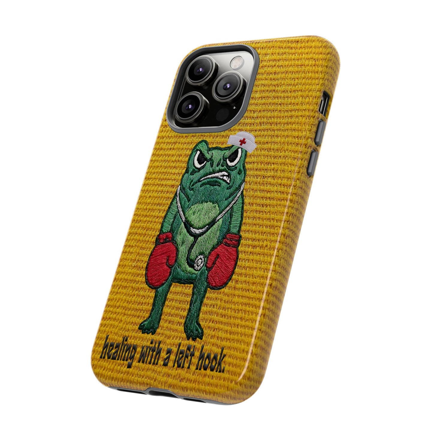 Tough Cases: 'Healing With a Left Hook' Boxing Nurse Phone Case