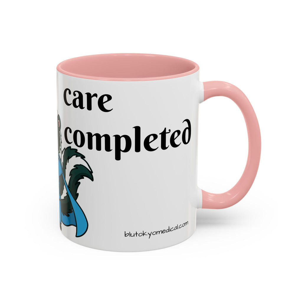 CNA Skunk Warrior Accent Coffee Mug — "Funk defeated,Care Completed"