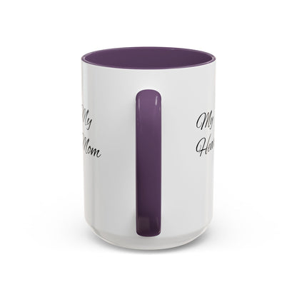 Mothers Day Mug Accent Coffee Mug (11, 15oz) The Heart Behind My Scrubs