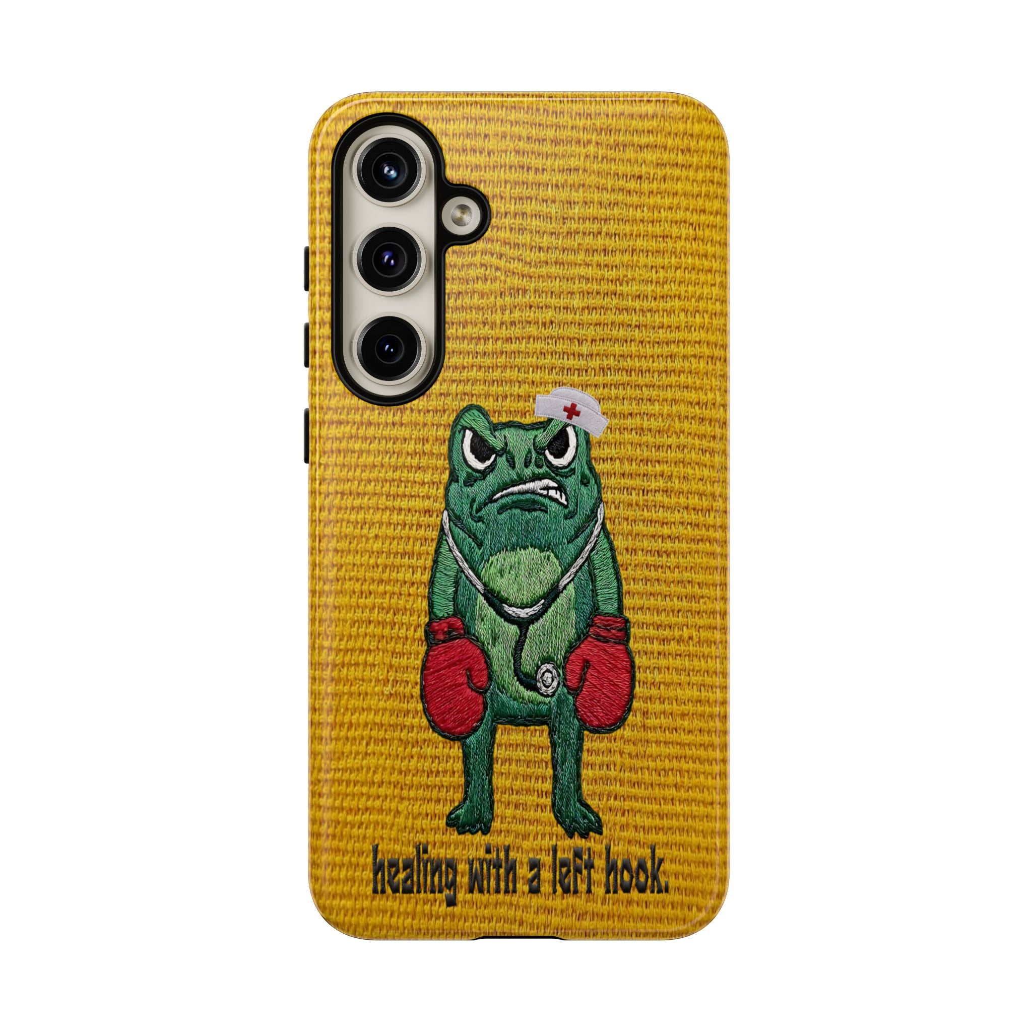 Tough Cases: 'Healing With a Left Hook' Boxing Nurse Phone Case