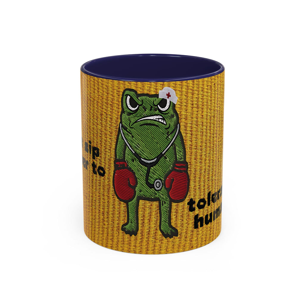 Boxing  Nurse Frog Coffee Mug (11, 15oz)