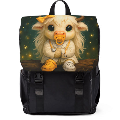 Cute Baby Goat Pacifier Backpack — Whimsical Kids Shoulder Bag
