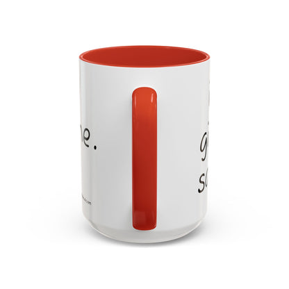 Nurse Sloth Coffee Mug — "it's giving Salty... Like Saline" Accent Mug