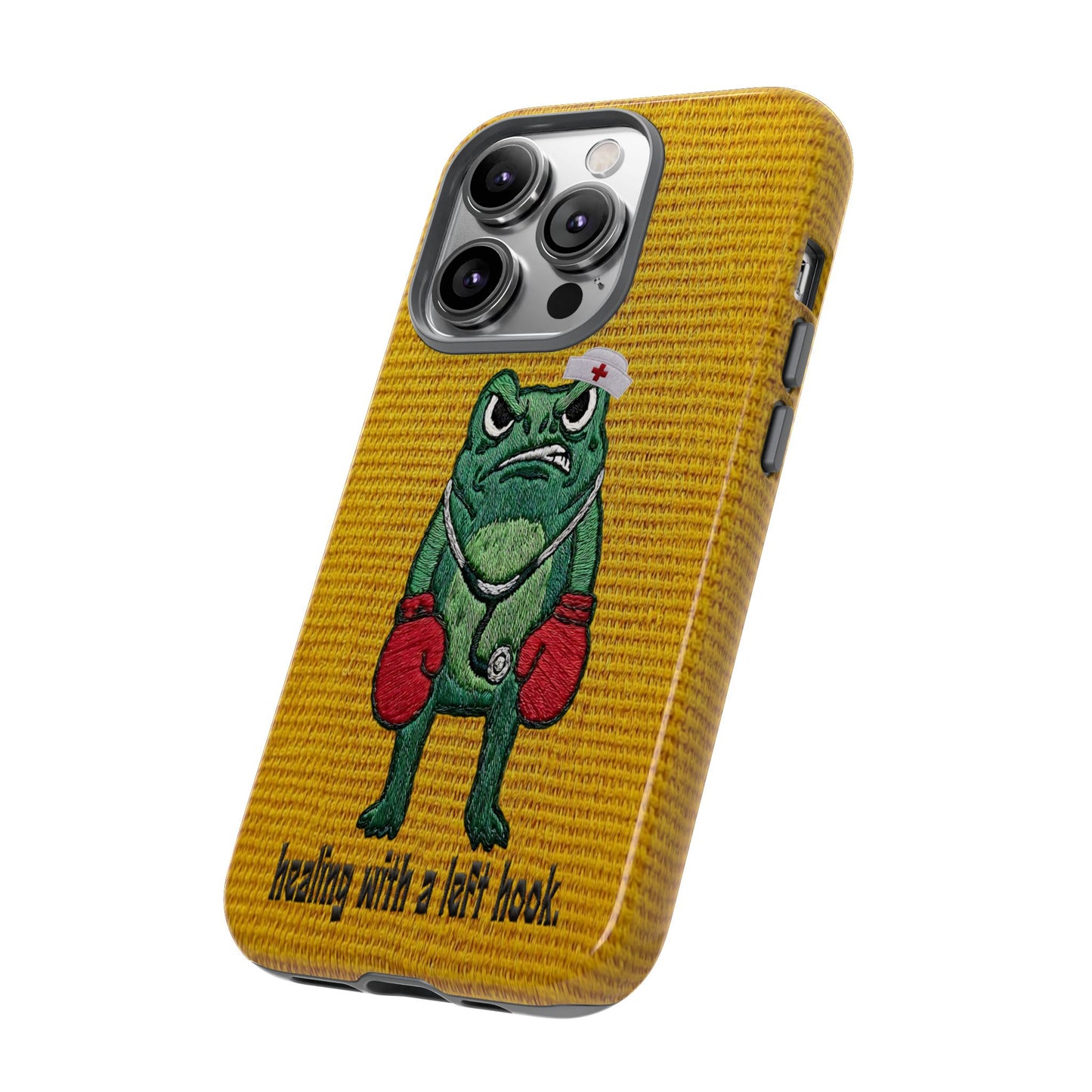 Tough Cases: 'Healing With a Left Hook' Boxing Nurse Phone Case