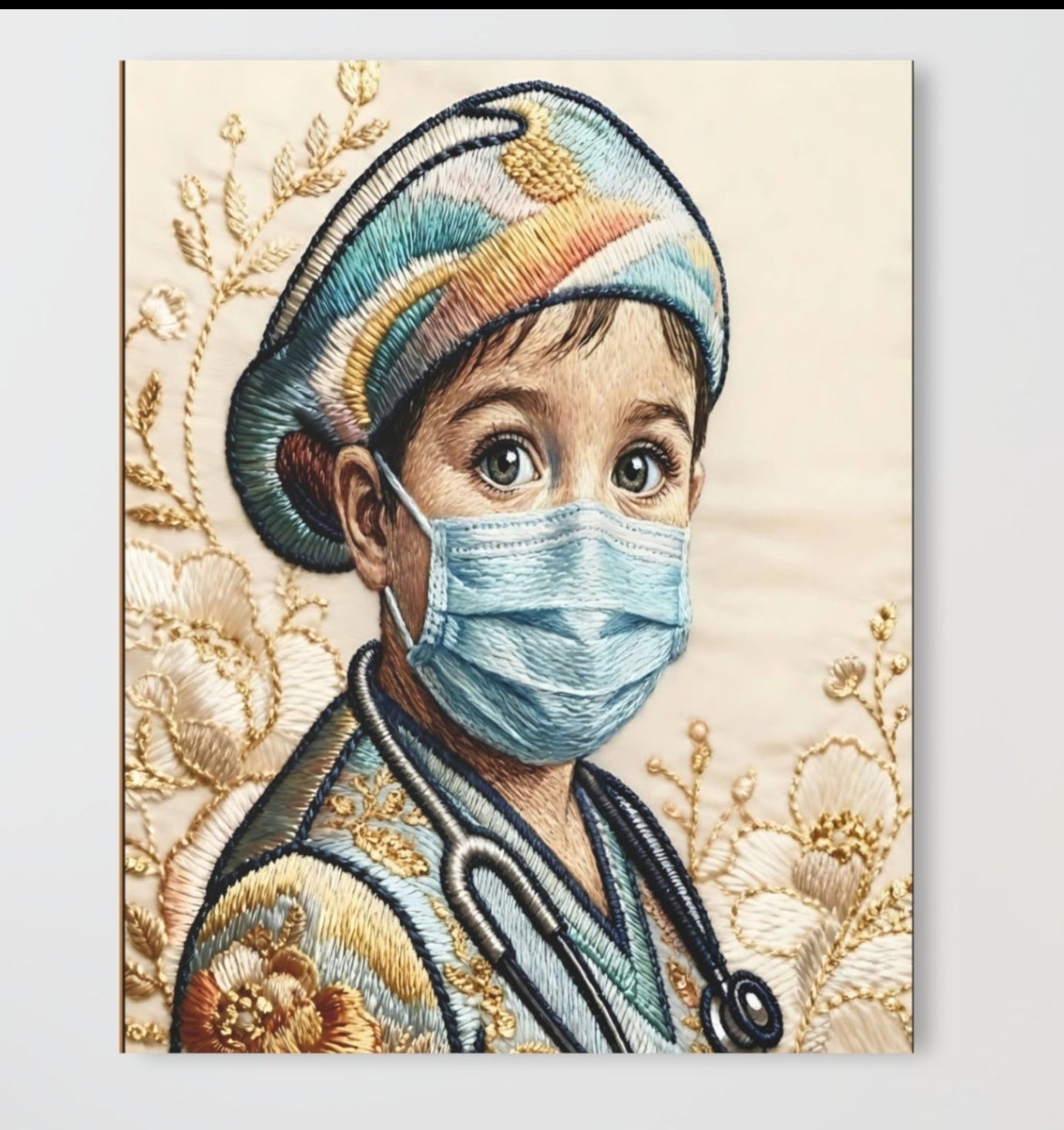 Future healer Acrylic Print — Future Medical Hero Wall Art (French Cleat Hanging)