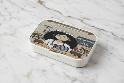 Will Work for Takis & Boba” Student Nurse Bento Box