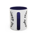 Bee Nurse Coffee Mug — Cute ‘Sleep Phy’ Floral Accent Mug (11/15oz)