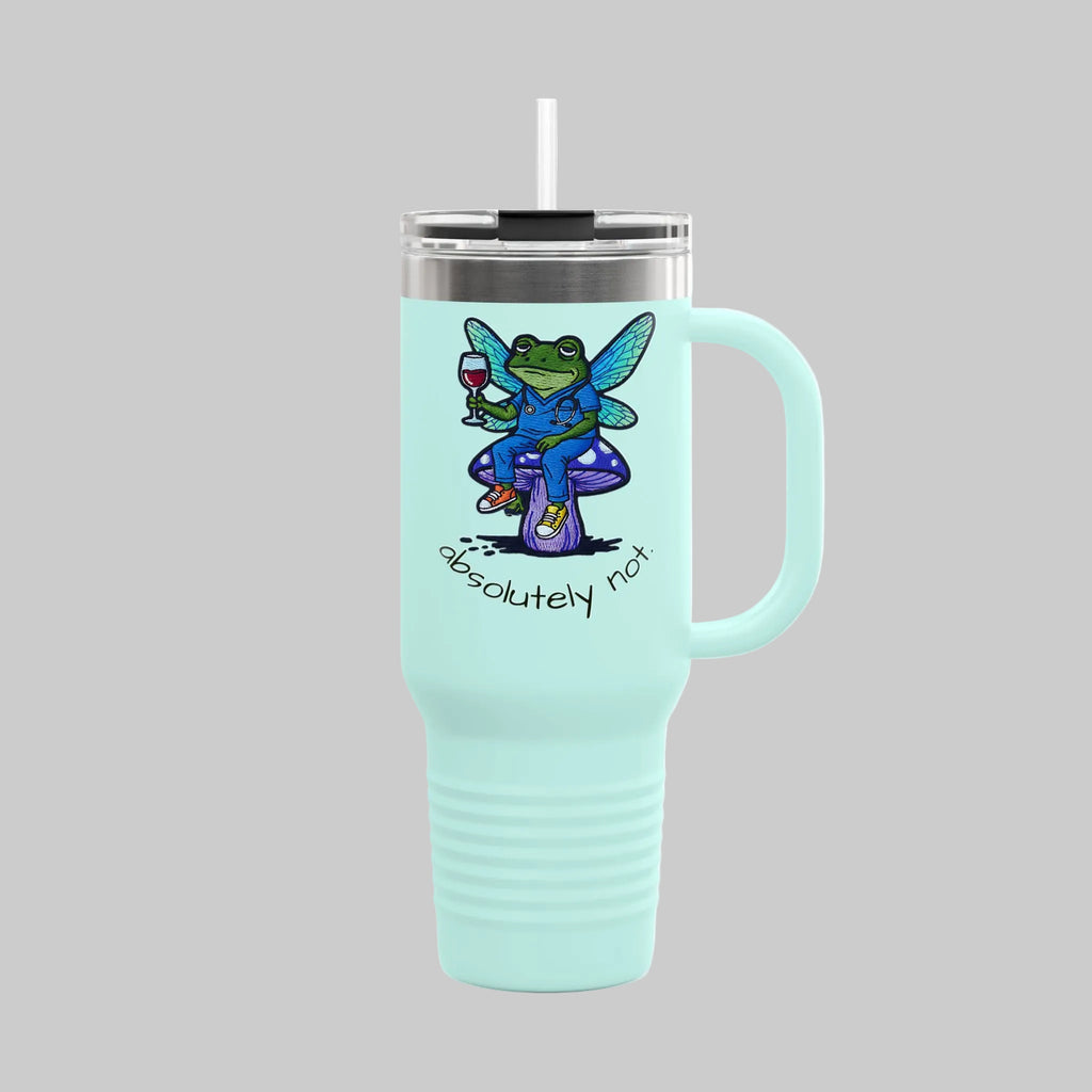 Nurse 'Off Work — Absolutely Not!' 40oz Insulated Travel Mug
