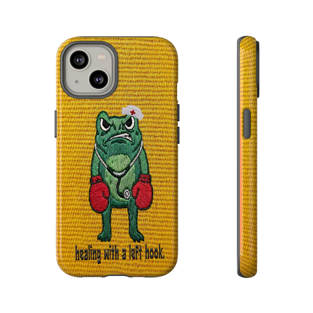 Tough Cases: 'Healing With a Left Hook' Boxing Nurse Phone Case