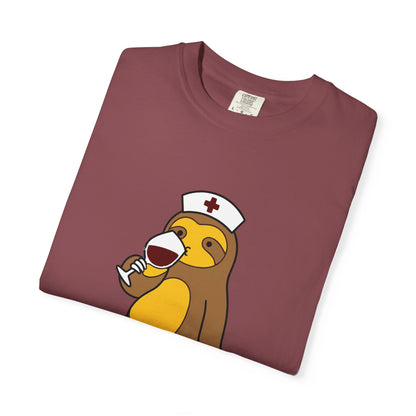 Sloth Nurse T-Shirt — Thanking you for Her Service  Cute, Funny Medical Gift