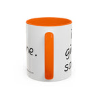 Nurse Sloth Coffee Mug — "it's giving Salty... Like Saline" Accent Mug