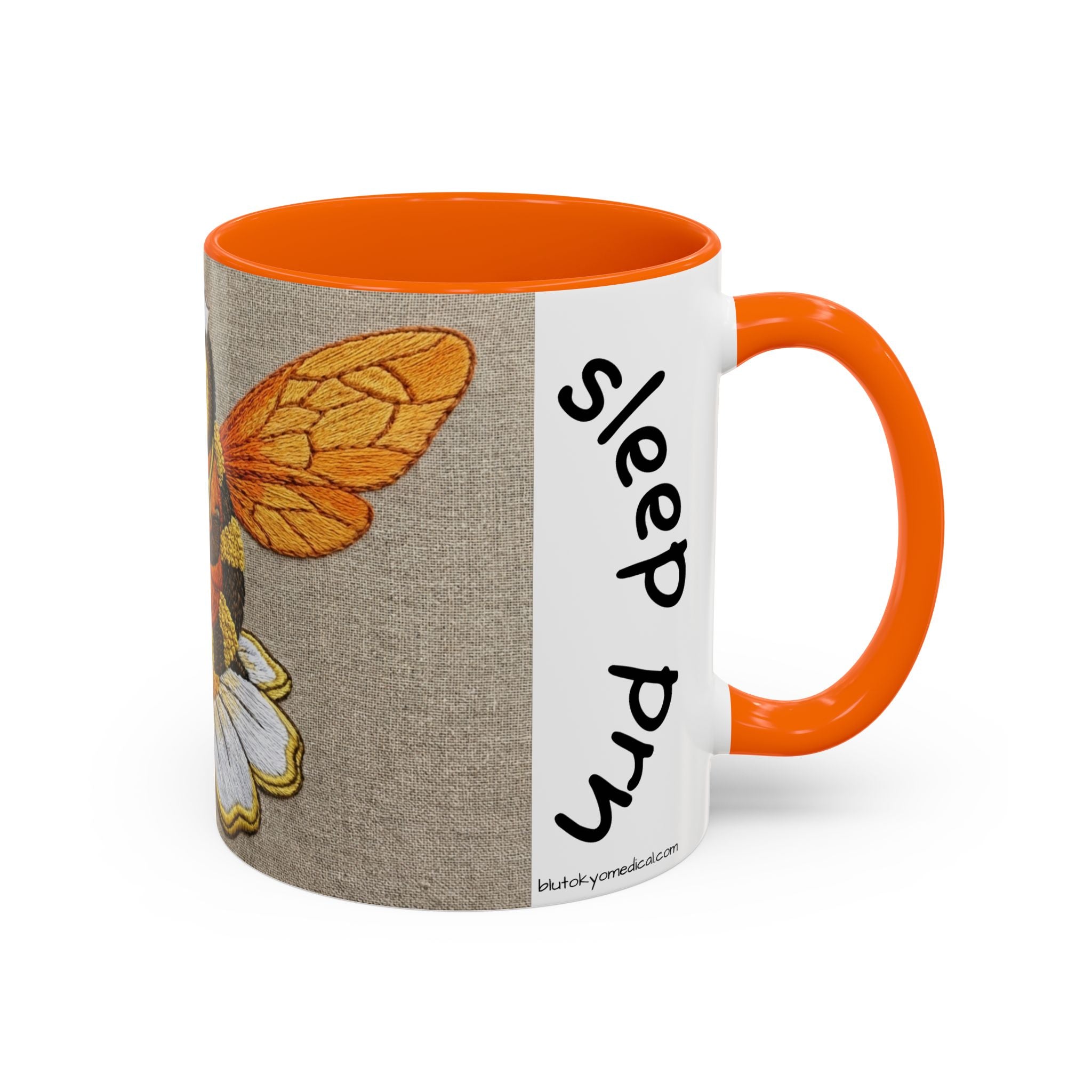 Bee Nurse Coffee Mug — Cute ‘Sleep Phy’ Floral Accent Mug (11/15oz)