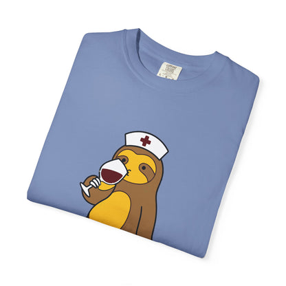 Sloth Nurse T-Shirt — Thanking you for Her Service  Cute, Funny Medical Gift