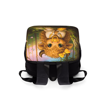 Forest Baby Calf Backpack — Cute Woodland Baby Doc Pacifier Design Shoulder Bag