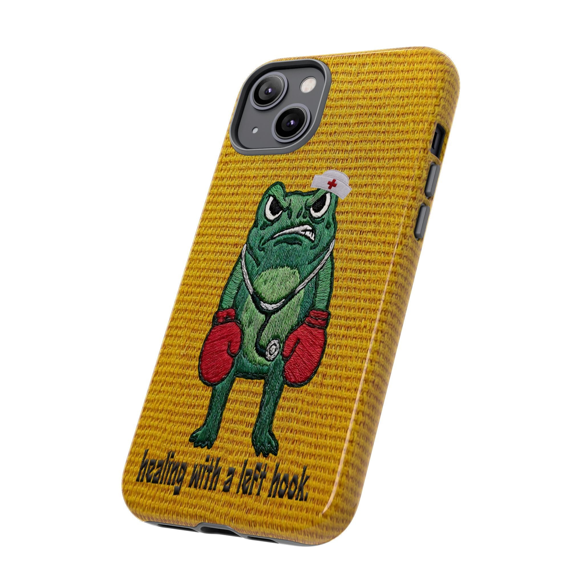 Tough Cases: 'Healing With a Left Hook' Boxing Nurse Phone Case