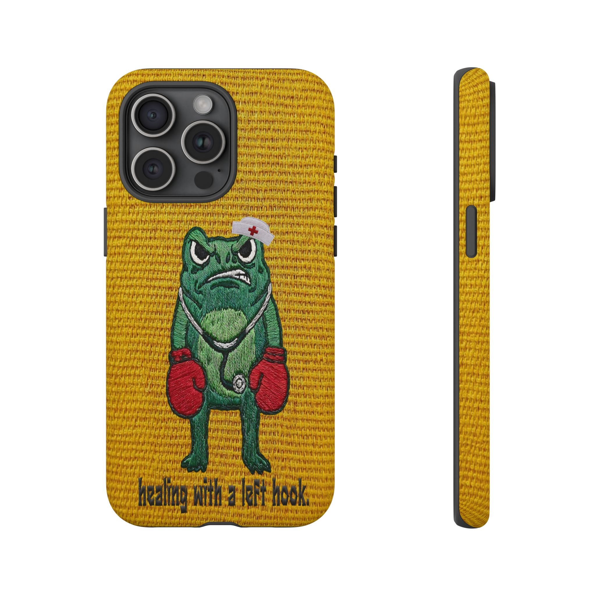 Tough Cases: 'Healing With a Left Hook' Boxing Nurse Phone Case