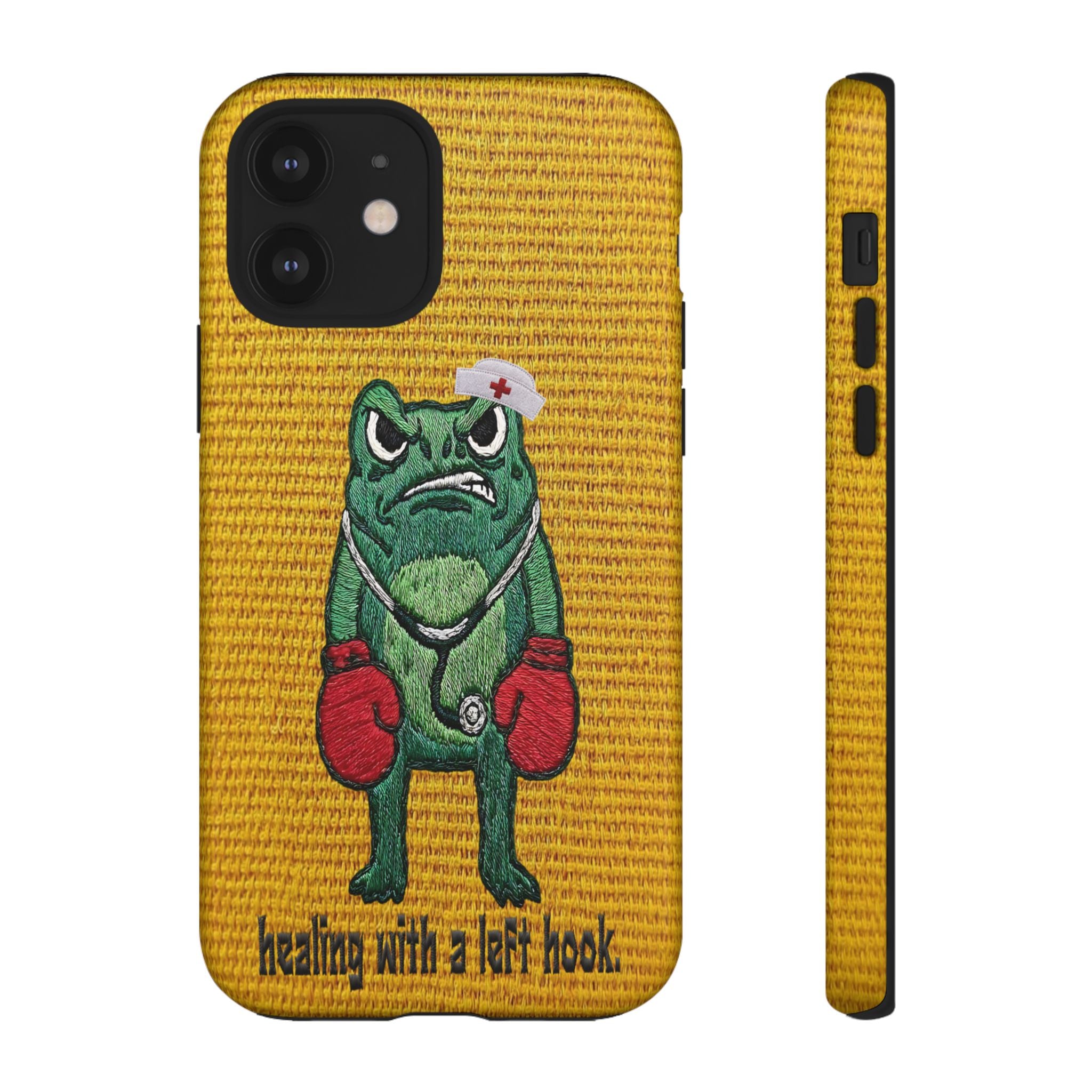 Tough Cases: 'Healing With a Left Hook' Boxing Nurse Phone Case