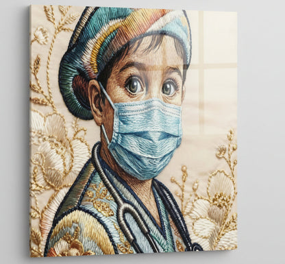Future healer Acrylic Print — Future Medical Hero Wall Art (French Cleat Hanging)