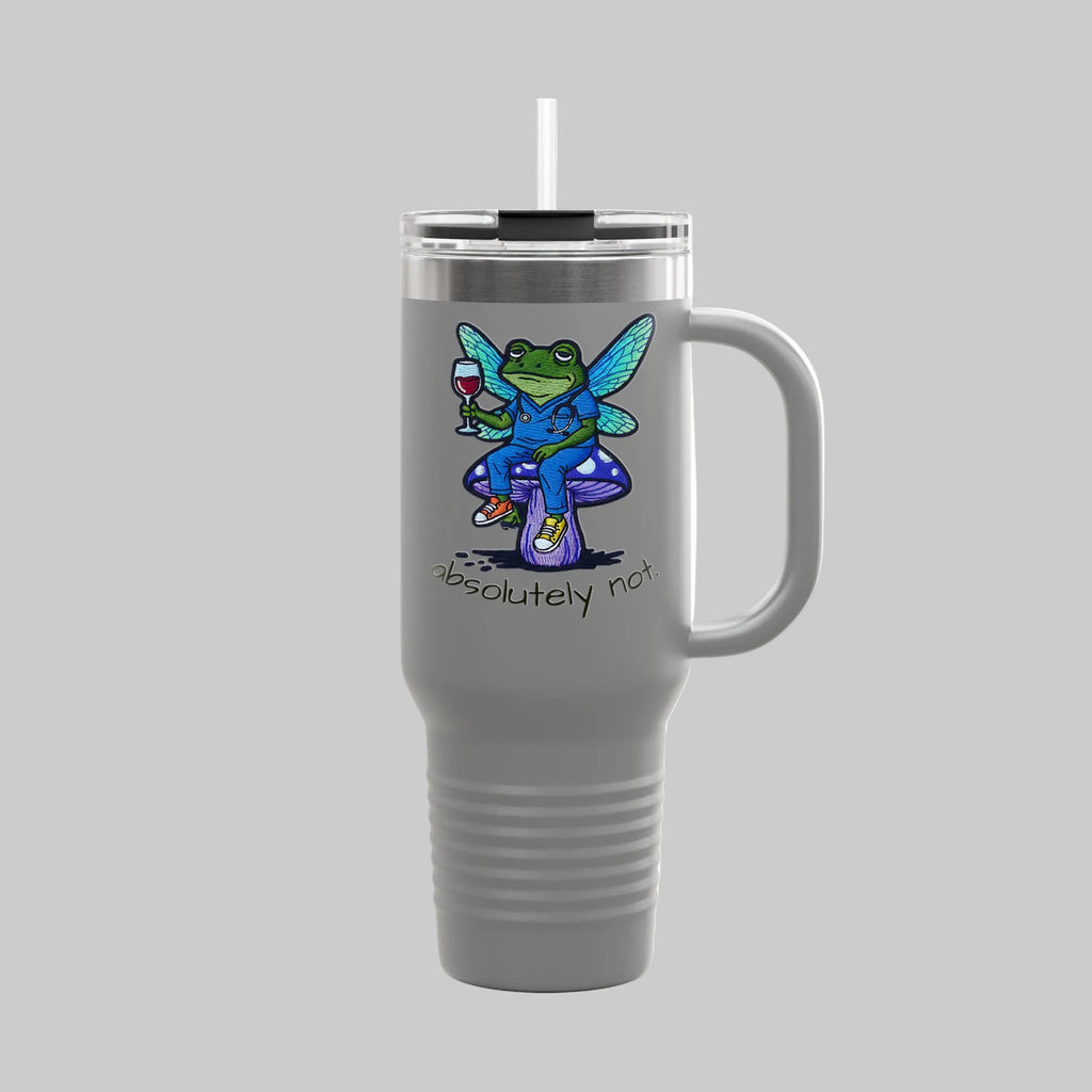 Nurse 'Off Work — Absolutely Not!' 40oz Insulated Travel Mug