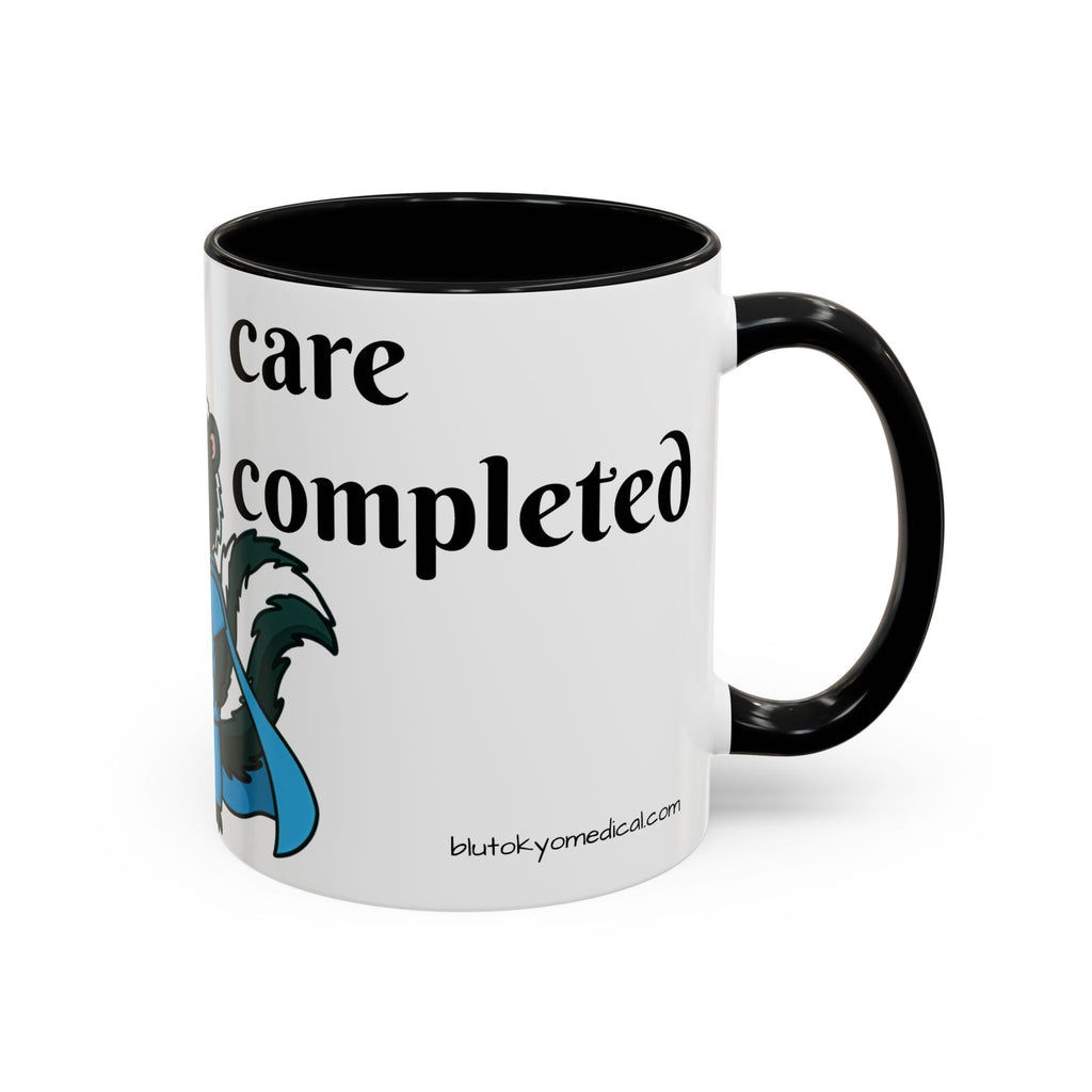CNA Skunk Warrior Accent Coffee Mug — "Funk defeated,Care Completed"