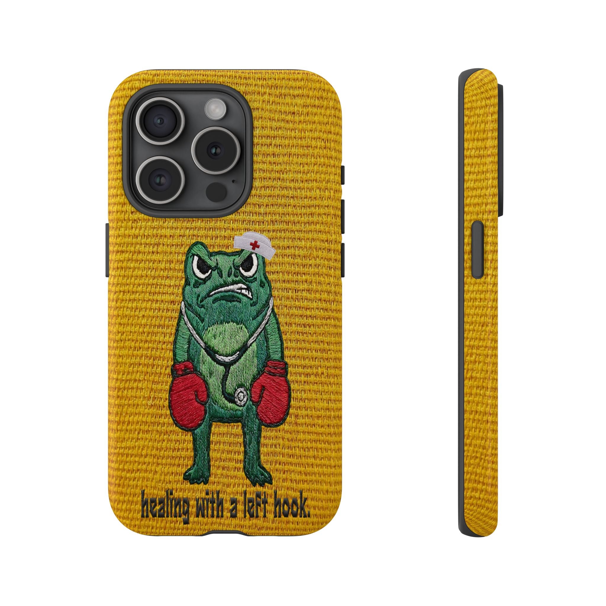 Tough Cases: 'Healing With a Left Hook' Boxing Nurse Phone Case
