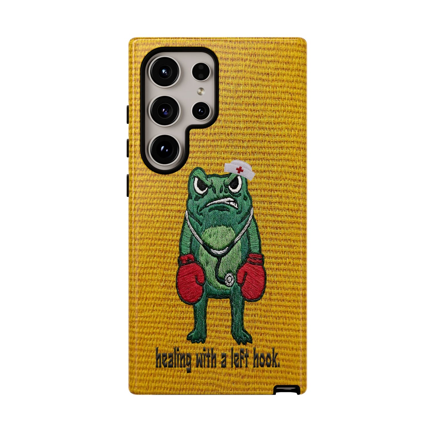 Tough Cases: 'Healing With a Left Hook' Boxing Nurse Phone Case