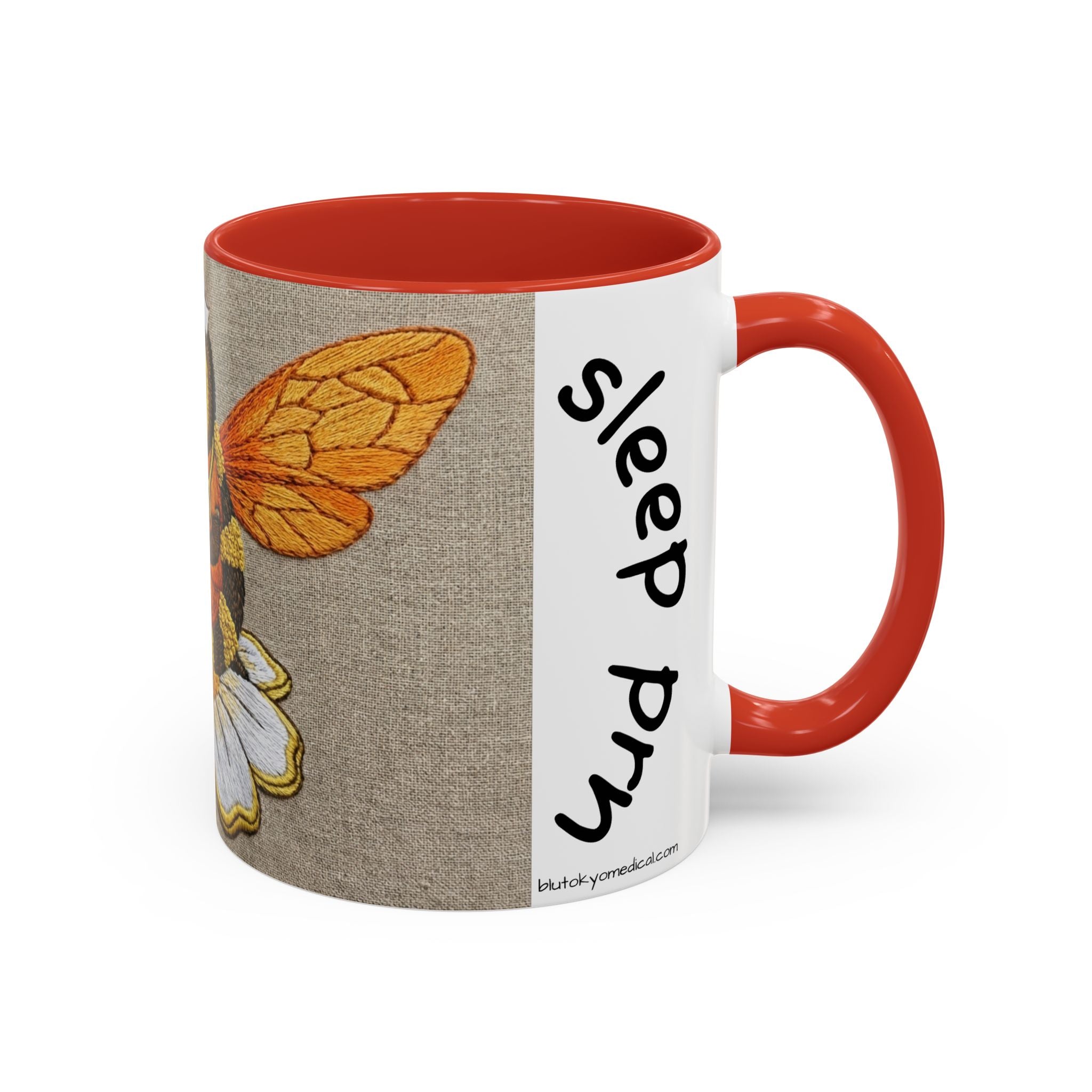 Bee Nurse Coffee Mug — Cute ‘Sleep Phy’ Floral Accent Mug (11/15oz)